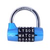 Gym Locker Lock,5 Letter Word Lock,5 Digit Combination Lock,Safety Padlock