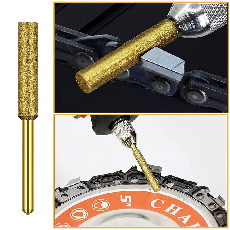 Yuentoen 8 Pcs Chainsaw Sharpener Attachment Kit,Chain Saw Blade Sharpener