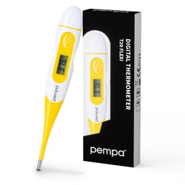 PEMPA Digital Oral Thermometer for Adults Kids and Toddlers Fast and Accurate Medical Measurement of Temperature and Fever | Waterproof and Switchable