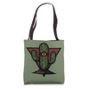 Cursed Cactus Haunted Desert Plant Meme Art Tote Bag