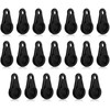 Moicstiy 20 Pcs Tarp Clips, Movable Tarp Tie Down Clips,
