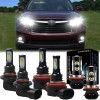 SHENKENUO LED Headlight + Fog Light Bulbs For Toyota Highlander