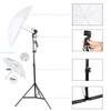 YYAO Photography Lighting Kit Softbox Umbrellas Photography Light Bulbs Studio