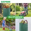 3 x 120L Garden Waste Bags,Waterproof Heavy Duty Large Refuse