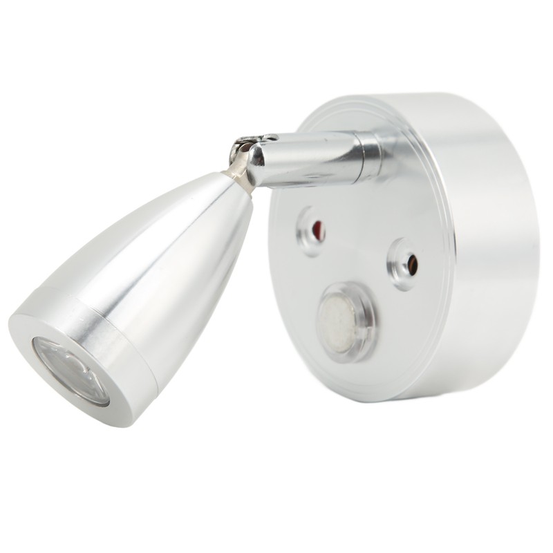10V‑30V RV Reading Light LED Spotlight Bedside Lamp 3500K Warm