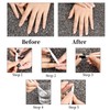 GMHLLES 2PCS Uick Dry Fine Tips Nail Art Pens,White Nail