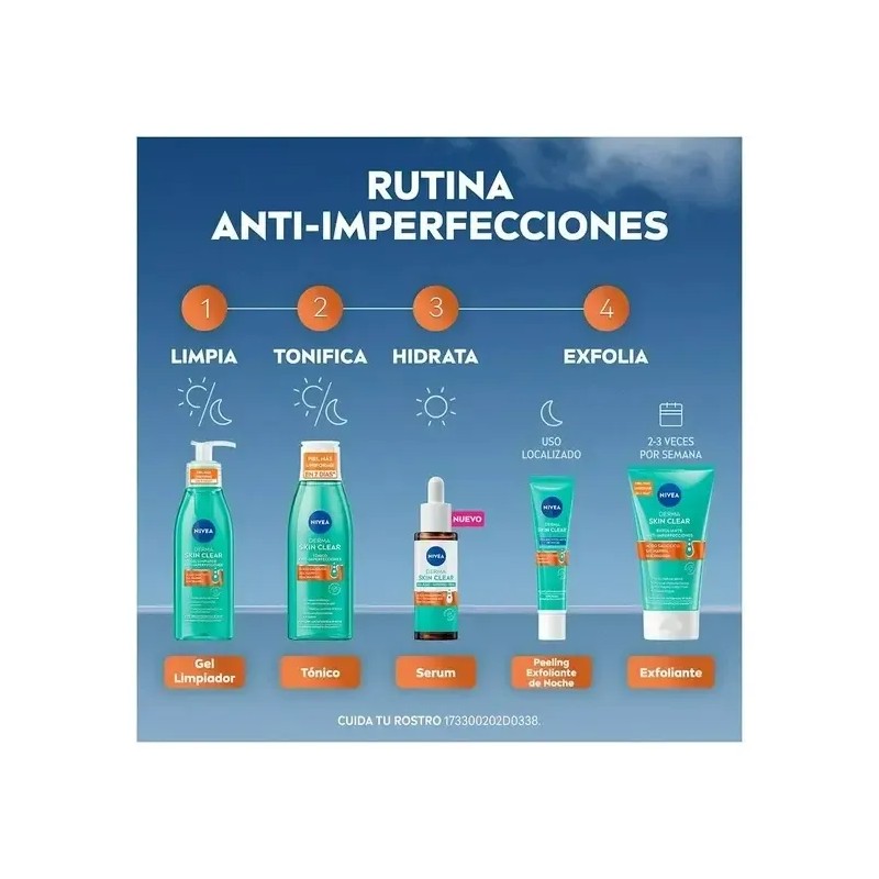 Nivea Derma Skin Clear Sérum Antiimperfecciones 30 ml Día y