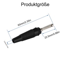 CLDIY 32A High Current Screw Type 4 mm Banana Plug Speaker Cable Adapter for Speakers (5 Red + 5 Black)