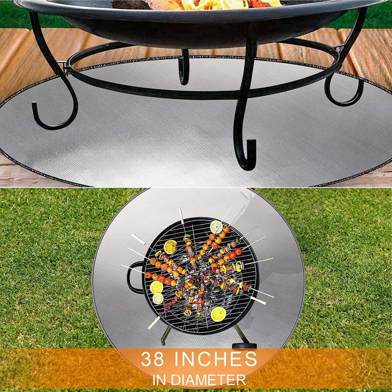 Fireproof Underlay Fire Bowl Mat 38 Inch Round Heat Protection