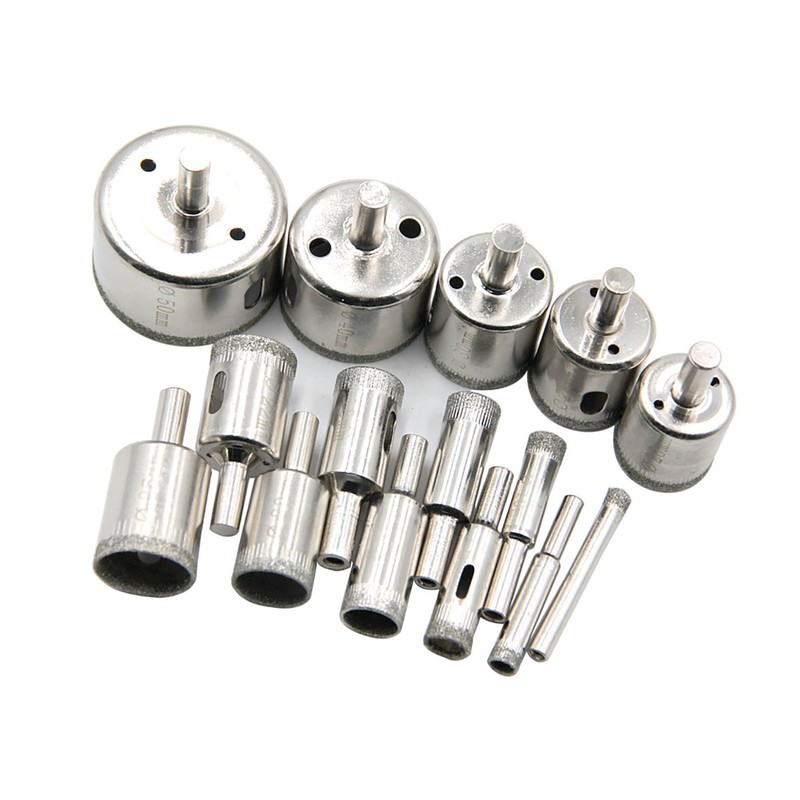 15Pcs Diamond Drill Bit Fast Clean Cutting Hand Hole Opener