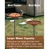 Bird Baths for Outdoors, Detachable Birdbaths for The Garden Clearance,