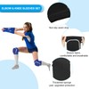 PATIKIL Volleyball Arm Sleeves Knee Pads Set, 4 Pairs Passing