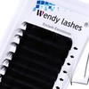 Self-Fanning Eyelashes, 0.05 Thickness 10 mm, Easy Fan Lashes for