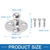 A ABSOPRO Car Ball Studs Mounting Brackets 10mm Round with