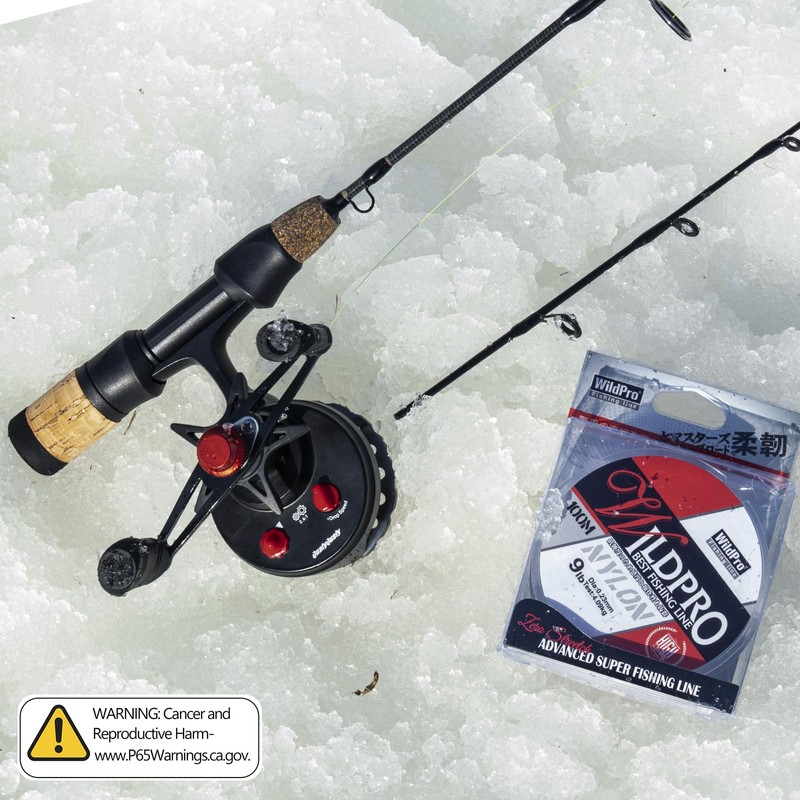 QualyQualy Ice Fishing Rod and Reel Combo 60cm M/ML Inline