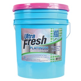 Ultra Fresh 5 Gallon Platinum Fabric Softener for All Machine Types, Liquid Laundry Softener, Up to 640 Loads, Fragrance & Dye Free