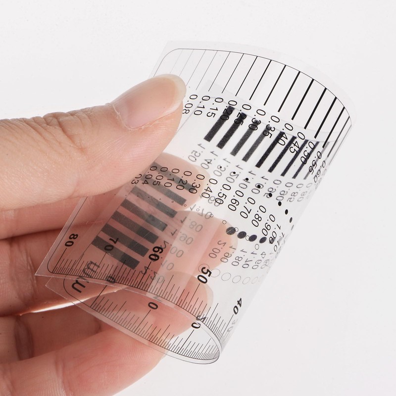 HARFINGTON High Precision SEC Size Estimation Chart 80mm Covered Transparency