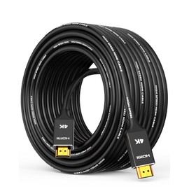 Capshi 4K Long HDMI Cable 30ft/9M, in-Wall CL3 Rated HDMI Cable 2.0 Support (HDR10 8/10bit 18Gbps HDCP2.2 ARC) High Speed HD Shielded Cord Compatible with Roku TV/Laptop/PC/HDTV