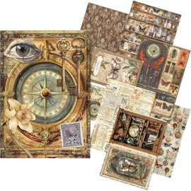 Ciao Bella A5 Rice Paper Art Set - 8 Sheets Rice Paper (Curiosities)