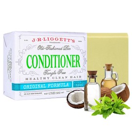 JRLIGGETTSAcondicionador de Barra para Cabello Ingredientes a base de plantas, Biodegradable y Sin Sulfatos - 1 unidad de 1.75 onzas                  