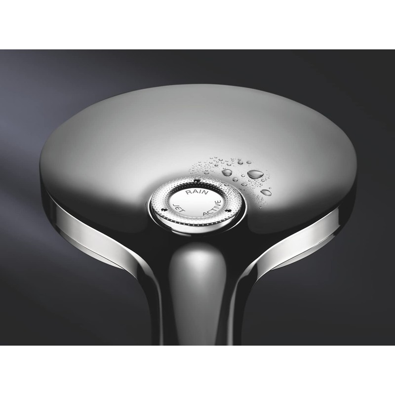 Grohe 26544000 Rainshower Smartactive 130 Hand Shower (3 Jet Types,