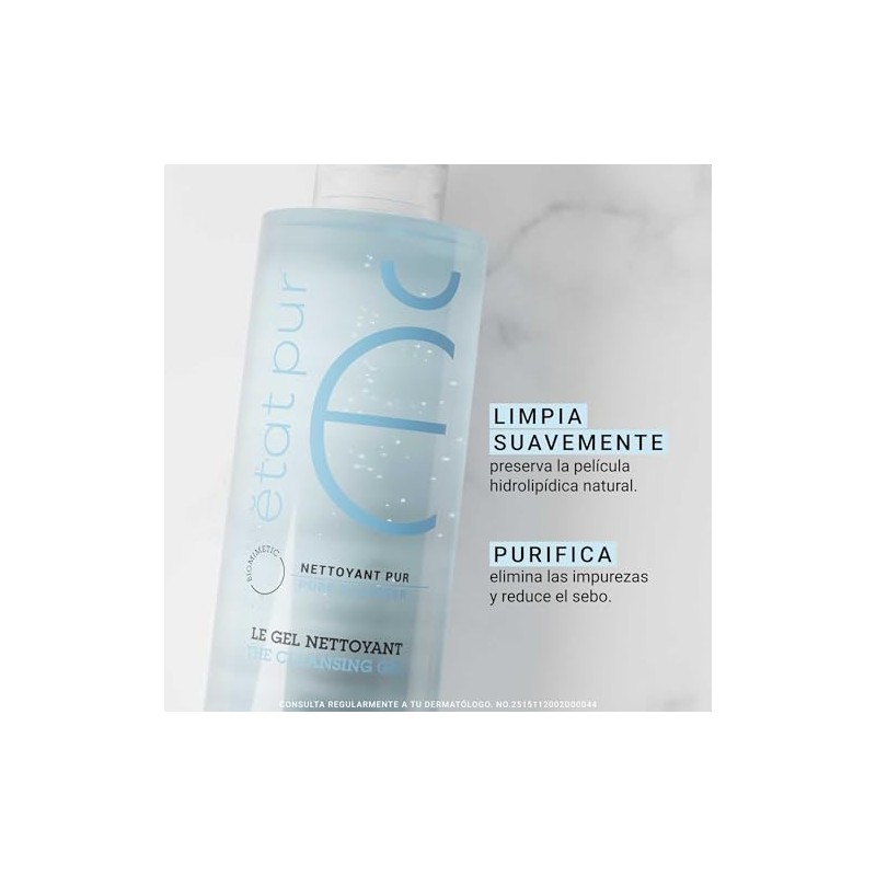 ETAT PUR Gel Limpiador, Limpia Y Purifica, 200 Ml