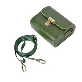 BMAOLLONGB SX740 Case, Premium PU Leather FullBody Camera Case Bag Cover for Canon PowerShot G7 X Mark II/III SX740 SX730 for Ricoh GR II III for Sony RX100 III IV V VI VII (Green)