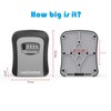 LauCentral Key Safe Wall Mounted,4 Digit Combination Key Safe Lock