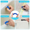 11Pcs Silicone Caulking Tools 3 in1 Grout Removal Tool(Stainless Steelhead)&Grout
