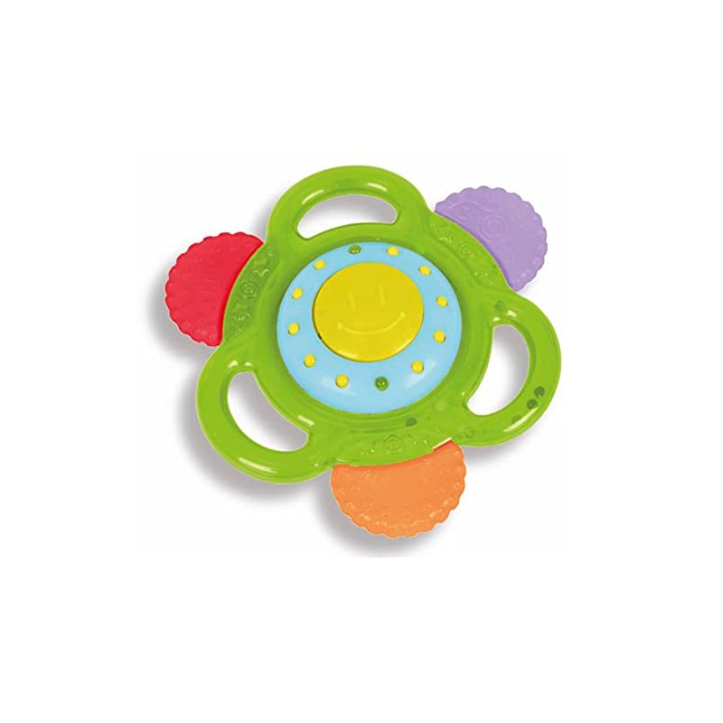 ABC Musical Rattle with 3 Teething Pieces Light and Sound