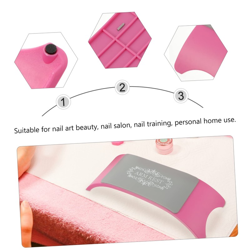 Healeved 3pcs Hand Pillow Cushion for Nail Art Soft Manicure