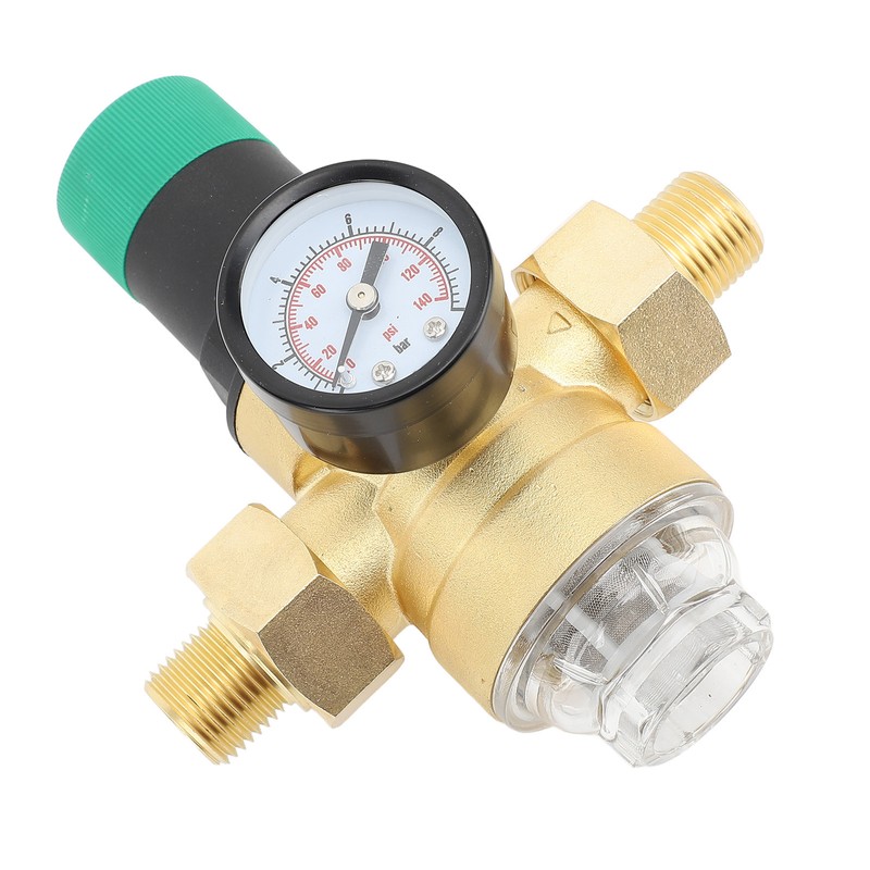 Water Pressure Regulator Brass G3/4 Water Pressure Reducer Valve with