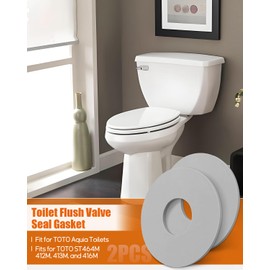 2PCS Seal Gasket Fit for TOTO Aquia Toilets Fit for TOTO ST464M 412M 413M 416M, Replace 9BU064E (Grey)