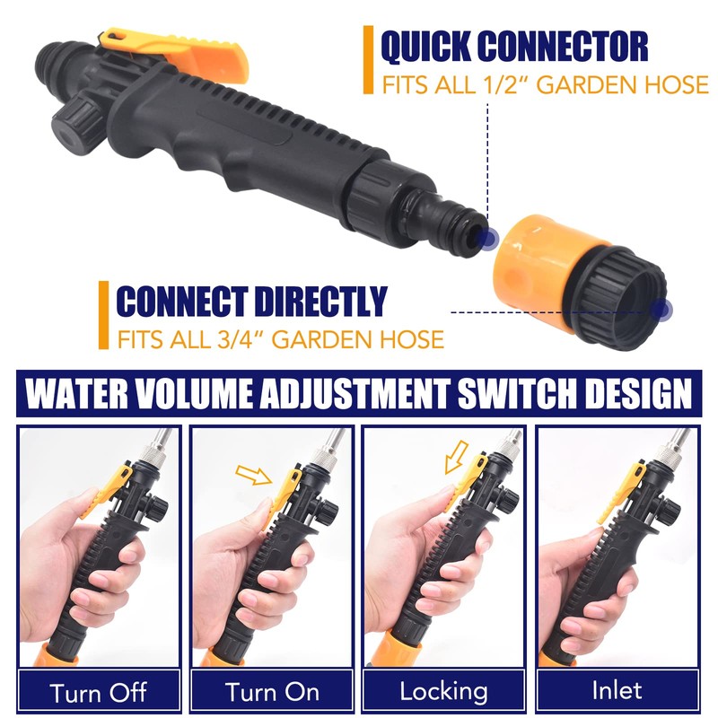 5Pack RV Water Heater Anode Rod & Flush Wand &