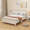 HOMCOM Full Size Bed Frame with Headboard and Footboard, Full