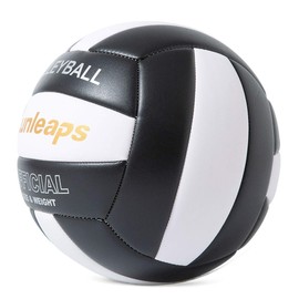 Runleaps Volleyball, Beach Volleyball, Soft No. 5 Ball, Lightweight, Waterproof, Indoor/Outdoor Practice Ball, Indoor/Outdoor Use, For General Use, Women's Volleyball, High School Students, Junior
