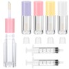 4Pcs Lip Gloss Tubes, 6ml Empty Lip Gloss Tubes with