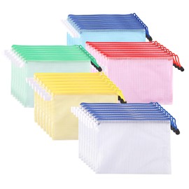 STARVAST Zipper Document Bag A5 Document Bag PVC Zipper Waterproof Plastic Zipper Document Storage Document Storage 5 Colors