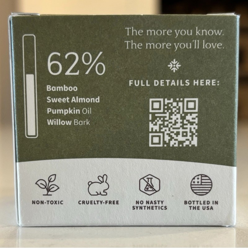 Bambú Tierra Bambú + Máscara Pulidora Sauce Pulido Exfoliante 2oz