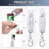Unbranded Portable Precise Thread Size Checker Keychain Bolt Size Checker