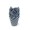 Bakery Direct Black with Silver Stripe Muffin Tulip Wraps Cupcake