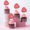 Valentine's Day Cupcake Toppers (Rose)