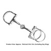 Pssopp D Shape Bridle Keychain, Highly Polished Bit Keychain, Durable