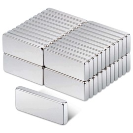 45Pcs Magnets for Whiteboard, 15x6x2mm Fridge Magnets Strong Neodymium Magnets, Muti-Use Rectangle Rare Earth Magnet for Refrigerator, DIY, Miniature, Office