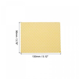 uxcell Beeswax Foundation Sheets Beekeeping Supplies Waxed Coated Nest Foundation for Making Candles 10Pcs