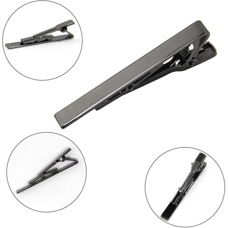 Tie Bar BetterJonny 6-Piece Tie Bar Classic Style Tie Bar