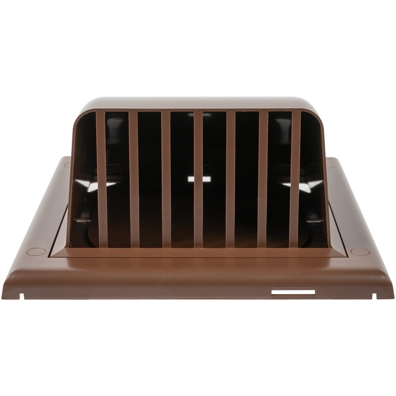 Vent Systems Brown 4" Inch Dryer Hood Vent with Bird