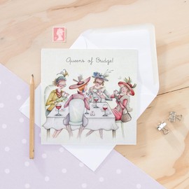 Ladies Bridge Card - Queens of Bridge! - Berni Parker