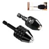 Mini Drill Chuck Adapter 2 PCS Keyless Quick Change Mini