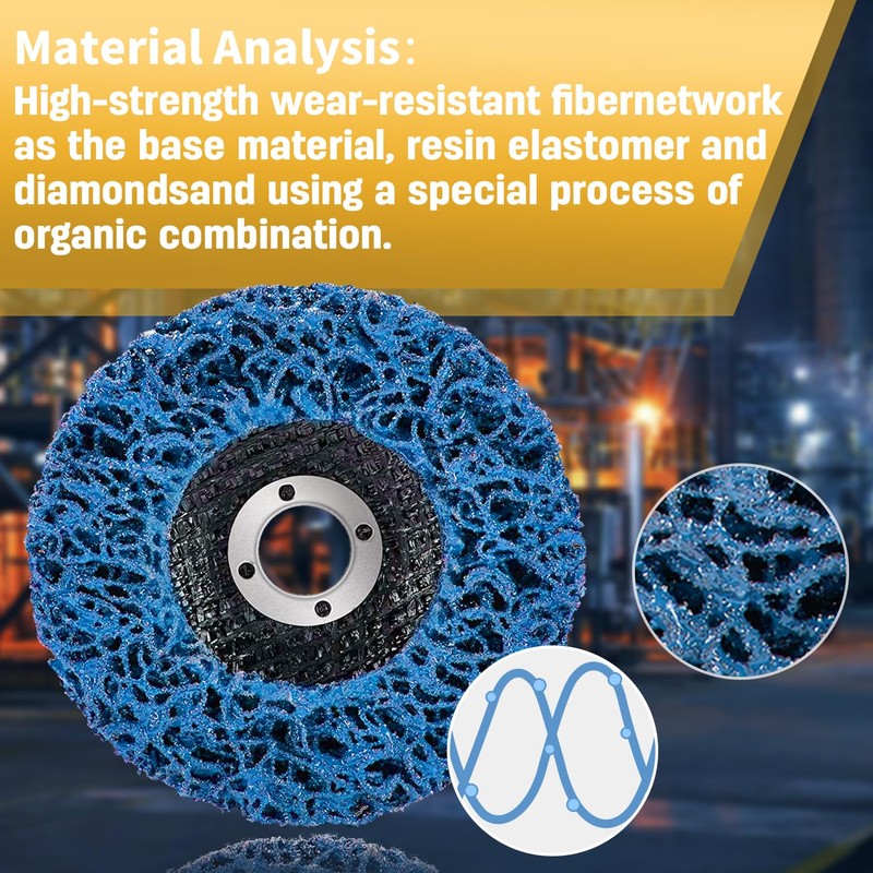 10 Pack Strip Disc Wheel for Angle Grinders Stripping Wheel,
